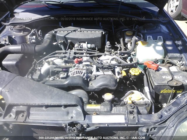 4S3BH675237650739 - 2003 SUBARU LEGACY OUTBACK AWP 蓝色 照片 10