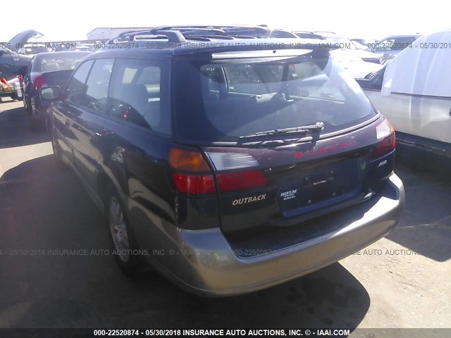 4S3BH675237650739 - 2003 SUBARU LEGACY OUTBACK AWP 蓝色 照片 3