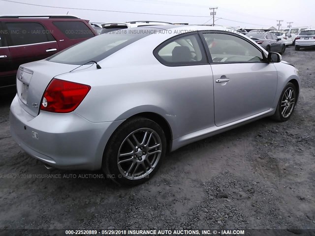 JTKDE177X60067685 - 2006 TOYOTA SCION TC 灰色 照片 4