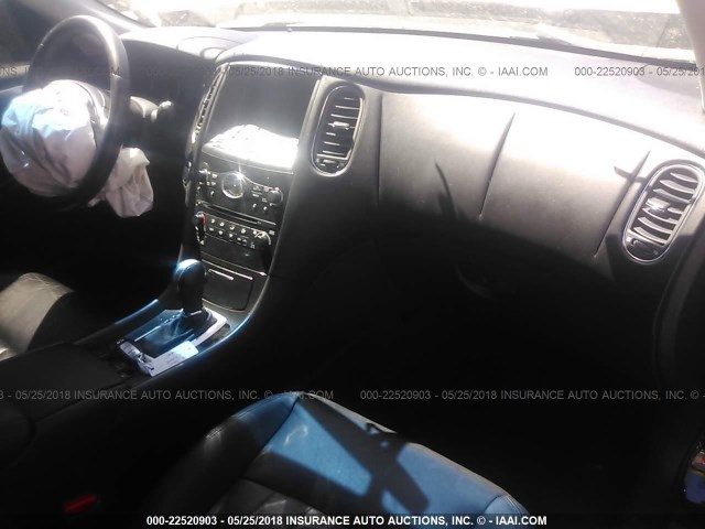 JNKAJ09F58M360389 - 2008 INFINITI EX35 JOURNEY BLACK photo 5