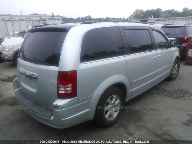 2A8HR54P38R759958 - 2008 CHRYSLER TOWN & COUNTRY TOURING SILVER photo 4
