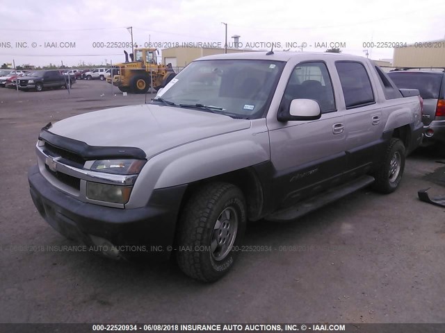 3GNEC12T64G171841 - 2004 CHEVROLET AVALANCHE C1500 BEIGE photo 2