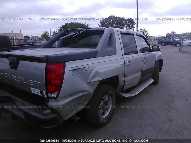 3GNEC12T64G171841 - 2004 CHEVROLET AVALANCHE C1500 BEIGE photo 6