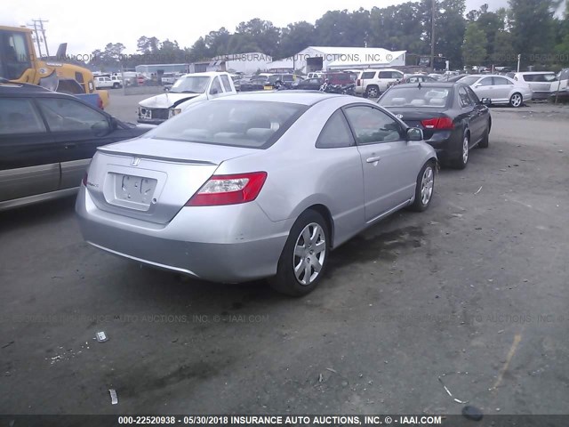 2HGFG1B6XAH538474 - 2010 HONDA CIVIC LX Gümüş foto 4