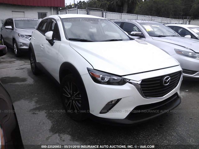 JM1DKDC77J0326049 - 2018 MAZDA CX-3 TOURING WHITE photo 1