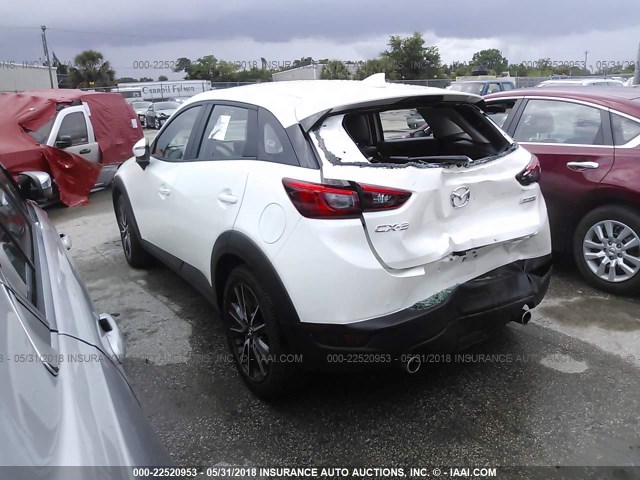 JM1DKDC77J0326049 - 2018 MAZDA CX-3 TOURING WHITE photo 3