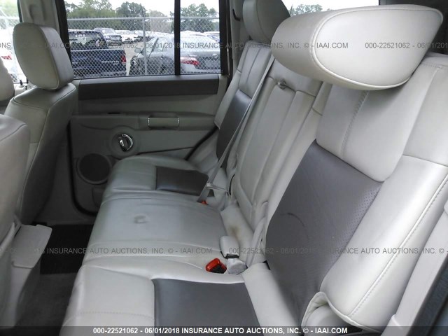 1J8HG58246C129893 - 2006 JEEP COMMANDER LIMITED BROWN photo 8