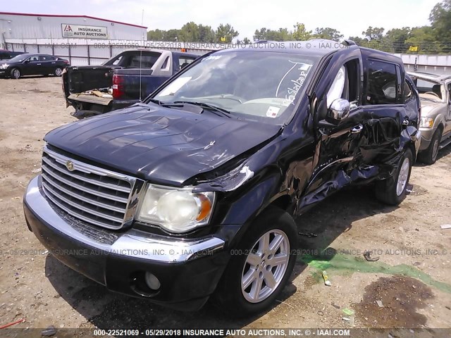 1A8HX58N98F121770 - 2008 CHRYSLER ASPEN LIMITED BLACK photo 2