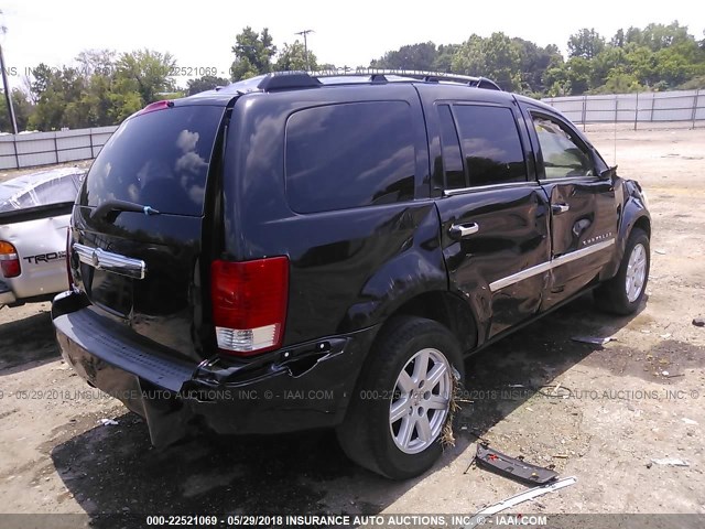 1A8HX58N98F121770 - 2008 CHRYSLER ASPEN LIMITED BLACK photo 4
