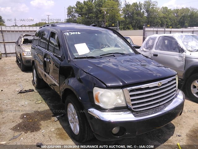 1A8HX58N98F121770 - 2008 CHRYSLER ASPEN LIMITED BLACK photo 6