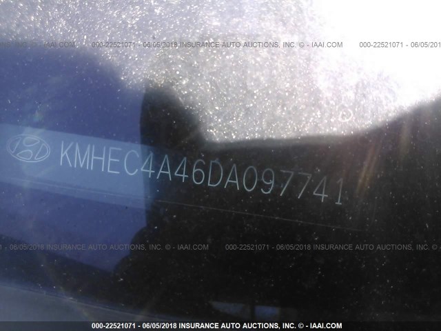 KMHEC4A46DA097741 - 2013 HYUNDAI SONATA HYBRID BLACK photo 9