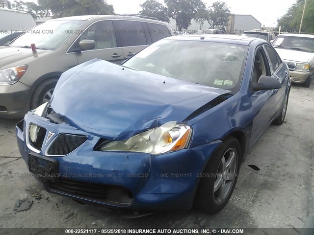 1G2ZG58N474187198 - 2007 PONTIAC G6 SE BLUE photo 2