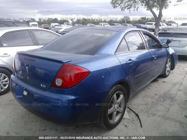 1G2ZG58N474187198 - 2007 PONTIAC G6 SE BLUE photo 4