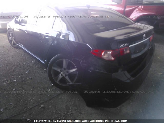 JH4CU2E86CC015843 - 2012 ACURA TSX SE BLACK photo 3