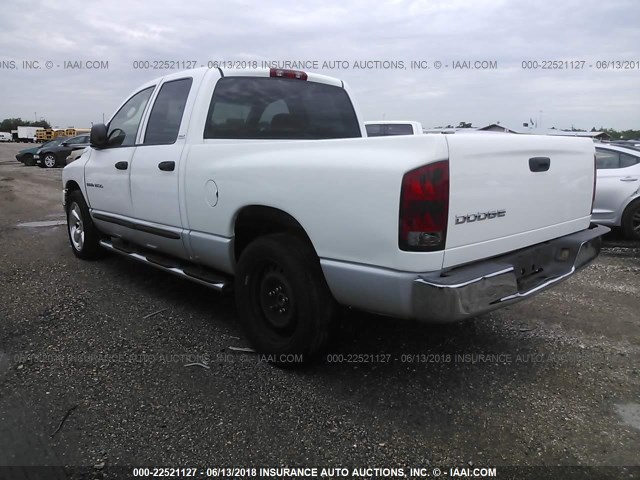 1D7HA18NX2S681917 - 2002 DODGE RAM 1500 WHITE photo 3