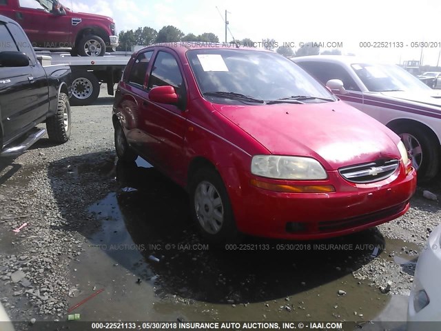 KL1TJ62614B182453 - 2004 CHEVROLET AVEO LS 红色 照片 1