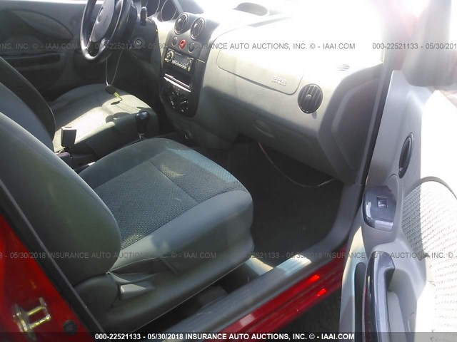 KL1TJ62614B182453 - 2004 CHEVROLET AVEO LS 红色 照片 5