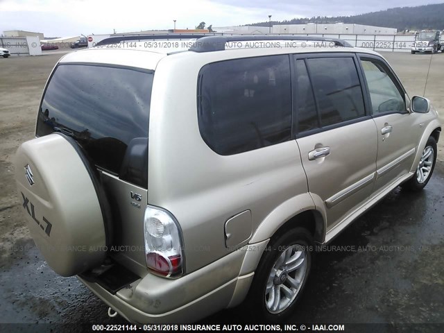 JS3TX92V664106042 - 2006 SUZUKI XL7 BEIGE photo 4