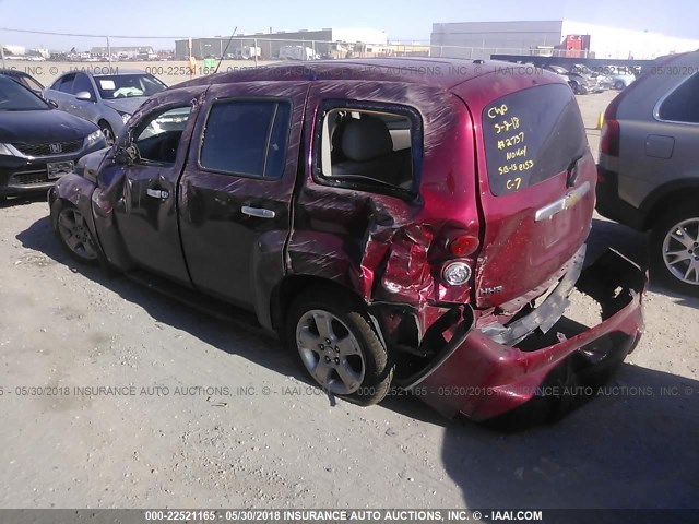 3GNDA13D26S587135 - 2006 CHEVROLET HHR LS Qırmızı foto 3