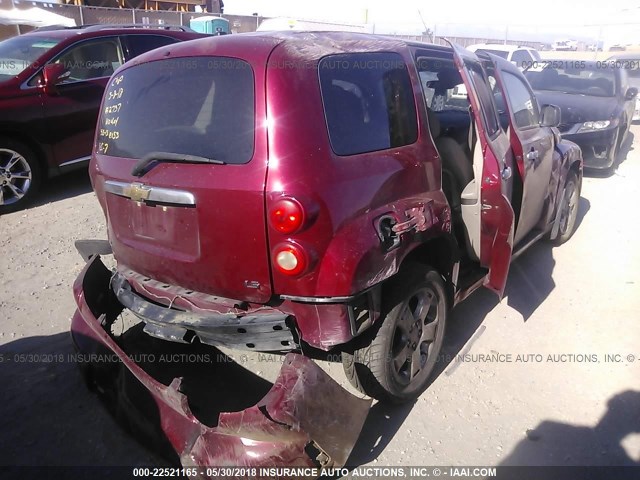 3GNDA13D26S587135 - 2006 CHEVROLET HHR LS Qırmızı foto 4