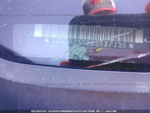 3GNDA13D26S587135 - 2006 CHEVROLET HHR LS Qırmızı foto 9