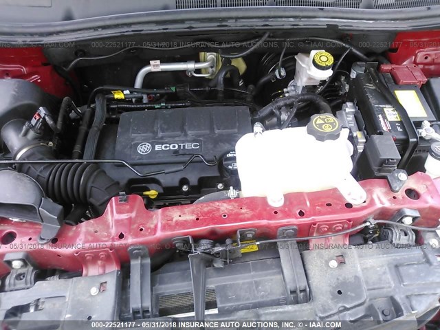KL4CJFSB4FB175399 - 2015 BUICK ENCORE CONVENIENCE 红色 照片 10