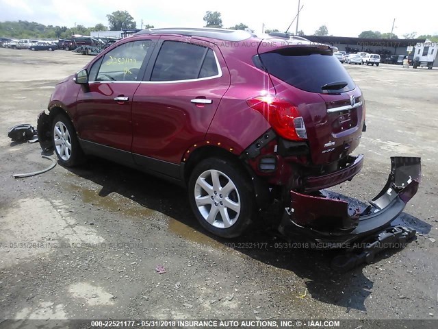 KL4CJFSB4FB175399 - 2015 BUICK ENCORE CONVENIENCE 红色 照片 3