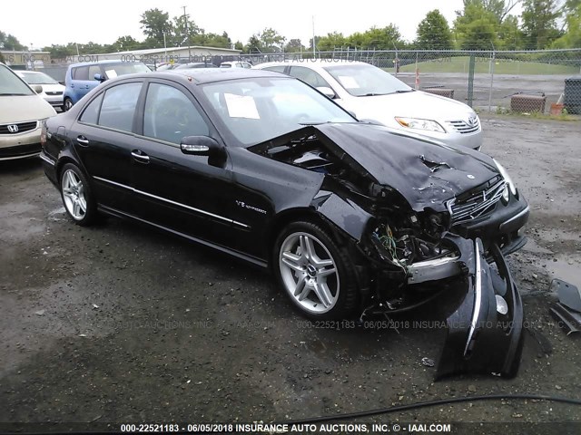 WDBUF76J36A890097 - 2006 MERCEDES-BENZ E 55 AMG BLACK photo 1