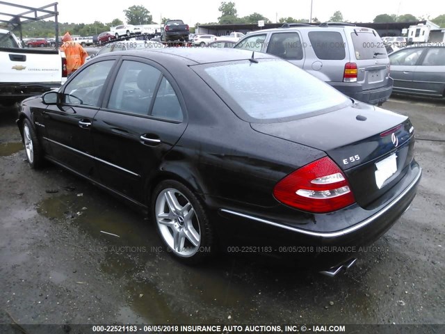 WDBUF76J36A890097 - 2006 MERCEDES-BENZ E 55 AMG BLACK photo 3