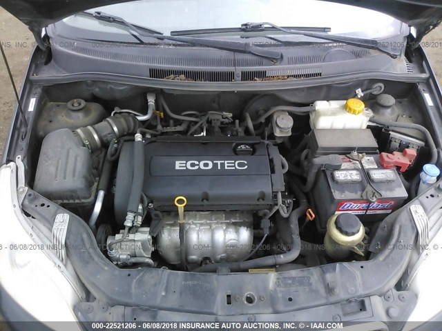 KL1TD66E09B310195 - 2009 CHEVROLET AVEO LS/LT 黑色 照片 10