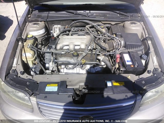 1G1NE52M8VY133935 - 1997 CHEVROLET MALIBU LS 香槟色 照片 10