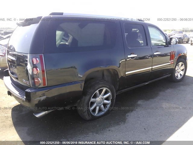 1GKS1MEF4CR250422 - 2012 GMC YUKON XL DENALI BLACK photo 4