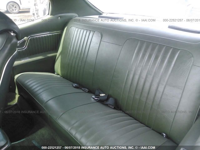 1D37J2K608549 - 1972 CHEVROLET CHEVELLE GREEN photo 8