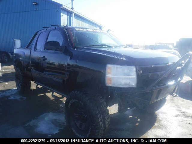 1GCRKREA9BZ271144 - 2011 CHEVROLET SILVERADO K1500 LS BLACK photo 1