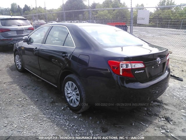 4T1BF1FK7DU279981 - 2013 TOYOTA CAMRY L/SE/LE/XLE 黑色 照片 3