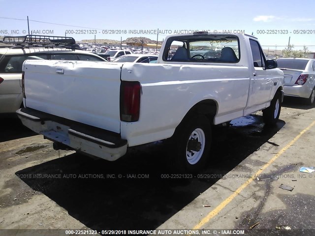 1FTHF25H5TLB25137 - 1996 FORD F250 WHITE photo 4