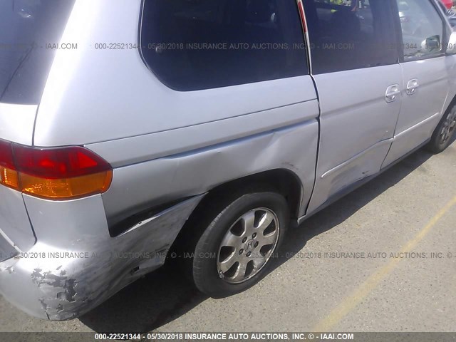 5FNRL18784B044423 - 2004 HONDA ODYSSEY EXL SILVER photo 6