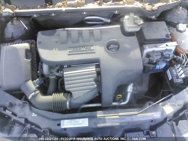 1G8AL52F25Z183411 - 2005 SATURN ION LEVEL 3 BLACK photo 10