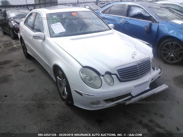 WDBUF70JX3A384853 - 2003 MERCEDES-BENZ E 500 WHITE photo 1