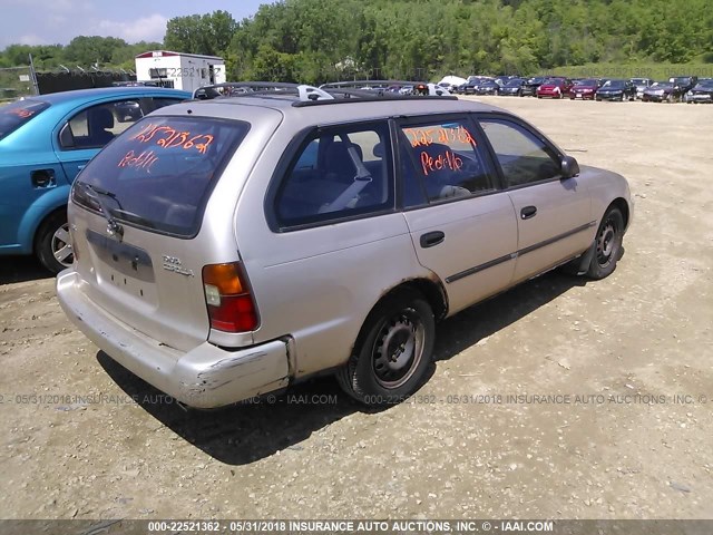 JT2AE09V3R0072207 - 1994 TOYOTA COROLLA DX BEIGE photo 4