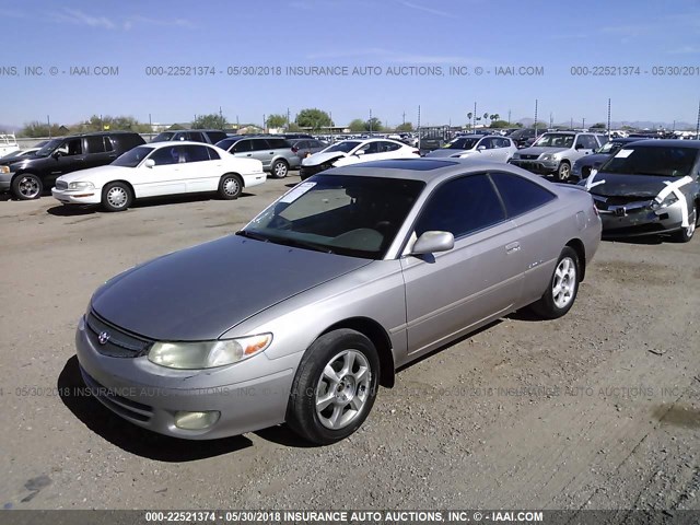 2T1CF28PXXC245526 - 1999 TOYOTA CAMRY SOLARA SE/SLE SILVER photo 2