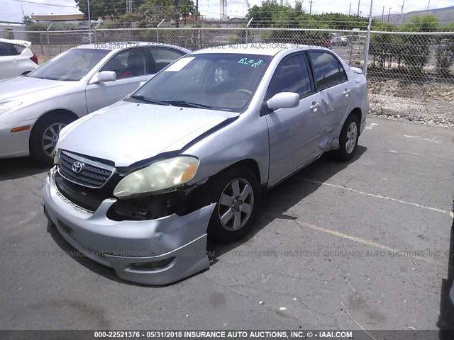 1NXBR32E06Z568562 - 2006 TOYOTA COROLLA CE/LE/S SILVER photo 2