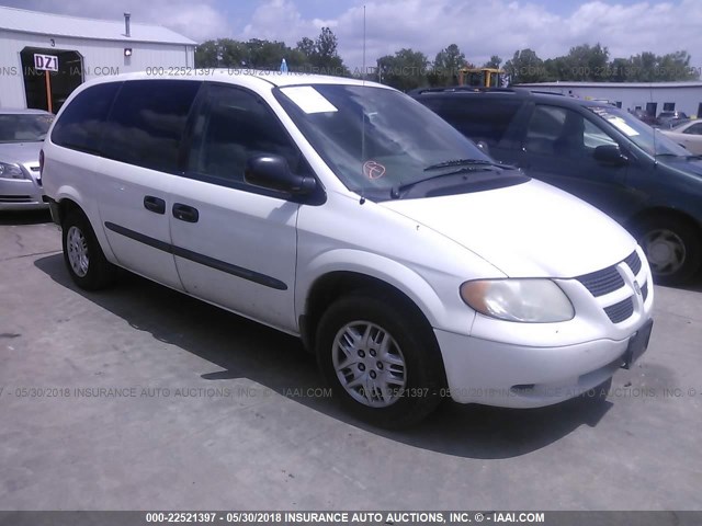 1D8GP24R44B598734 - 2004 DODGE GRAND CARAVAN SE WHITE photo 1