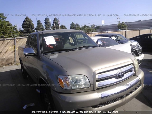 5TBRT341X6S474698 - 2006 TOYOTA TUNDRA ACCESS CAB SR5 TAN photo 1