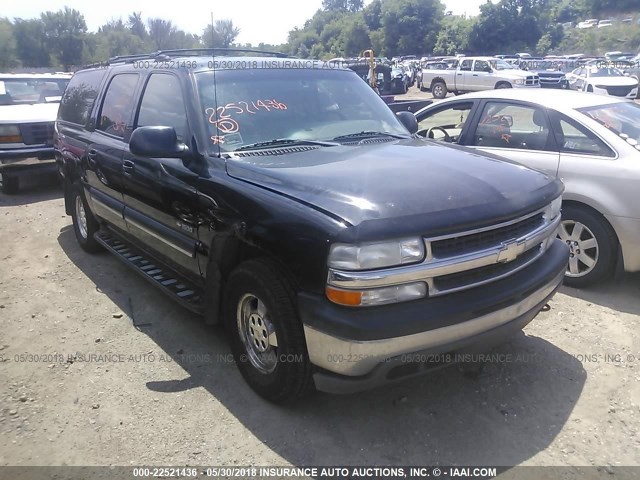 3GNFK16T1YG108038 - 2000 CHEVROLET SUBURBAN K1500 BLACK photo 1