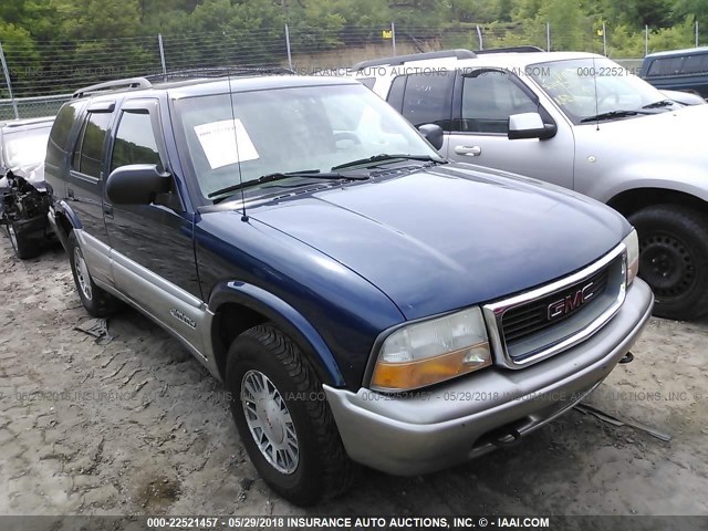 1GKDT13W0X2513024 - 1999 GMC JIMMY Dark Blue photo 1