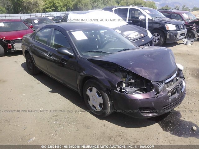 1B3EL36X04N194400 - 2004 DODGE STRATUS SE BLACK photo 1