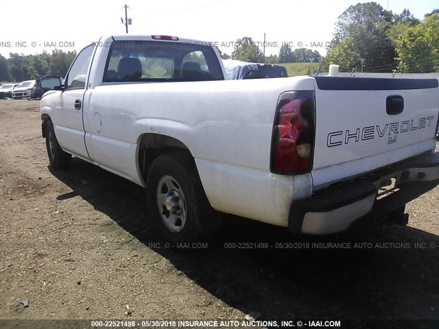 1GCEC14T23E323870 - 2003 CHEVROLET SILVERADO C1500 WHITE photo 3