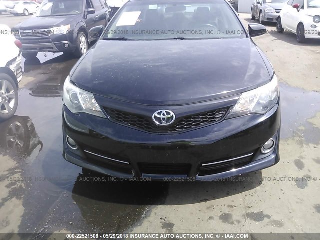 4T1BF1FK1EU415541 - 2014 TOYOTA CAMRY L/SE/LE/XLE 黑色 照片 6