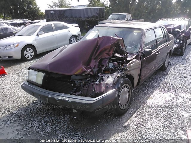 YV1JS8831NA068637 - 1992 VOLVO 940 GL BROWN photo 2